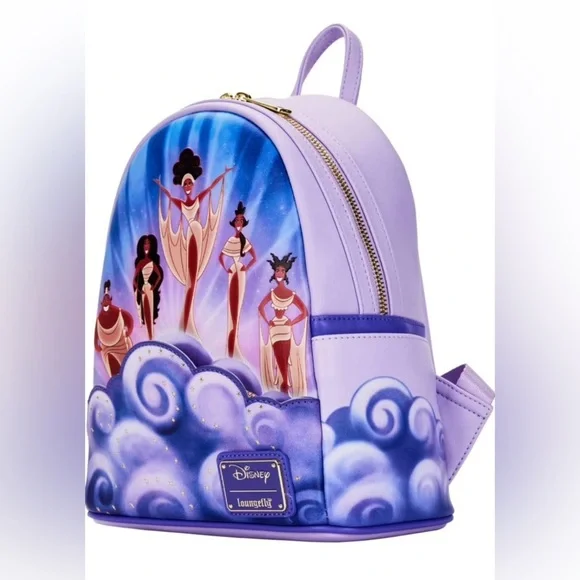 Loungefly Disney Hercules muses clouds mini backpack NWT​ - Picture 2 of 5